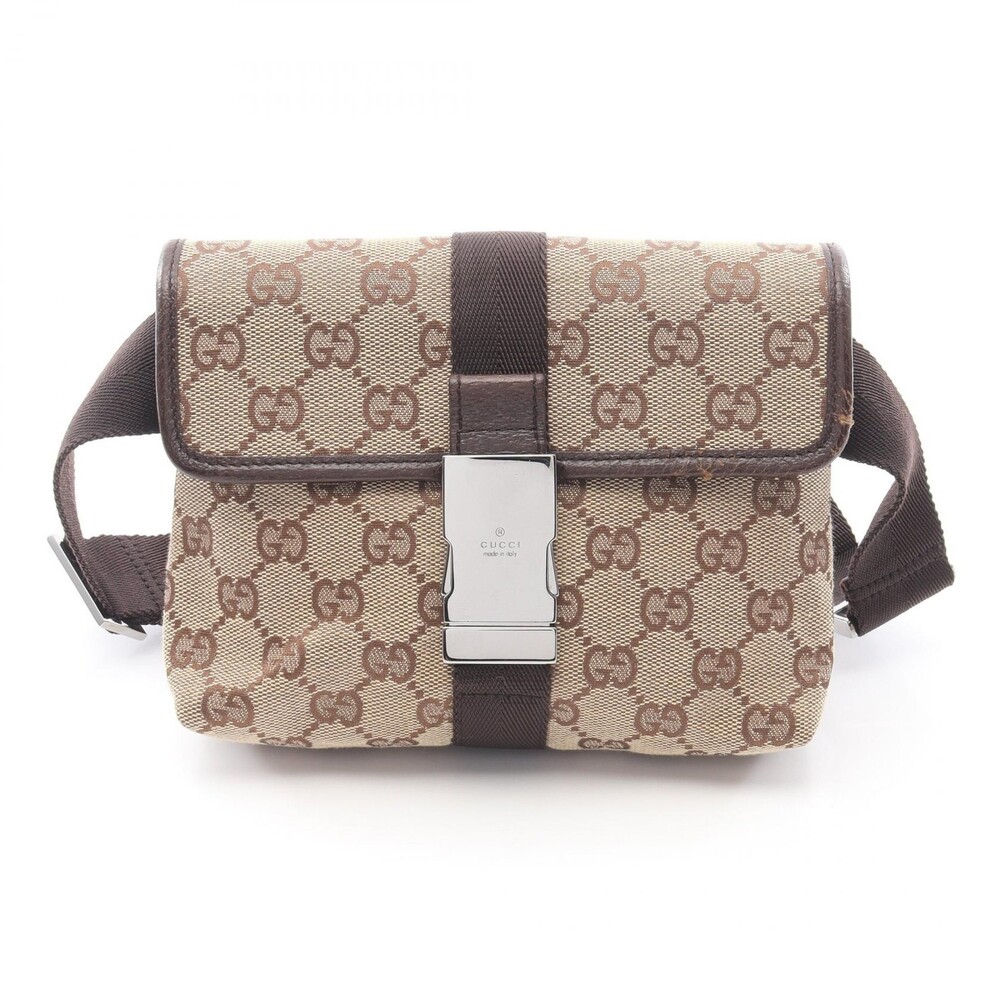 Gucci Gg Canvas Waist Bag Crossbody #272181G51B